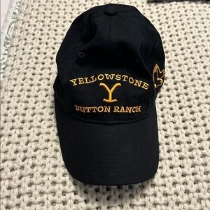 Yellowstone Dutton Ranch Black Red Sox Cap